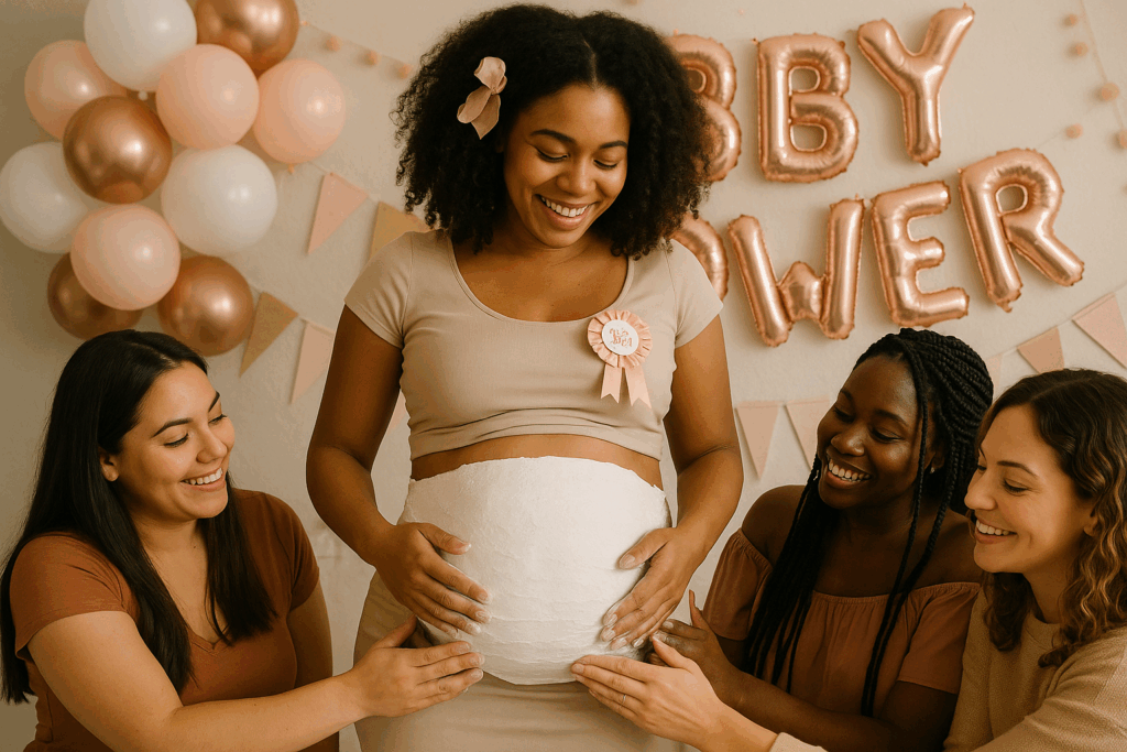 “Pregnant mom creating belly bowl cast – belly bowl casting tips”